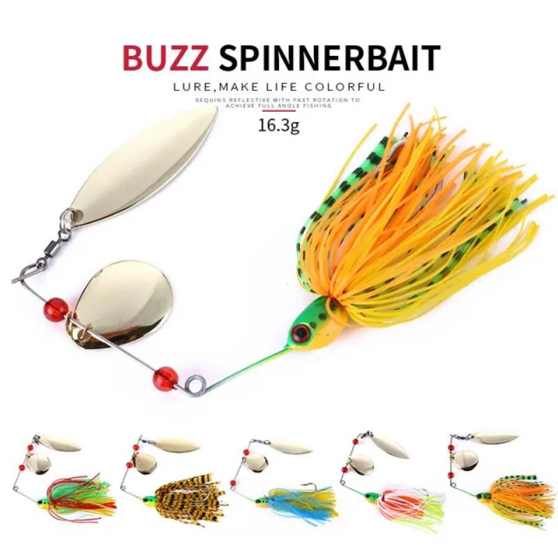 UMPAN PANCING CASTING GABUS LURE V-SPINER BAIT 16GR