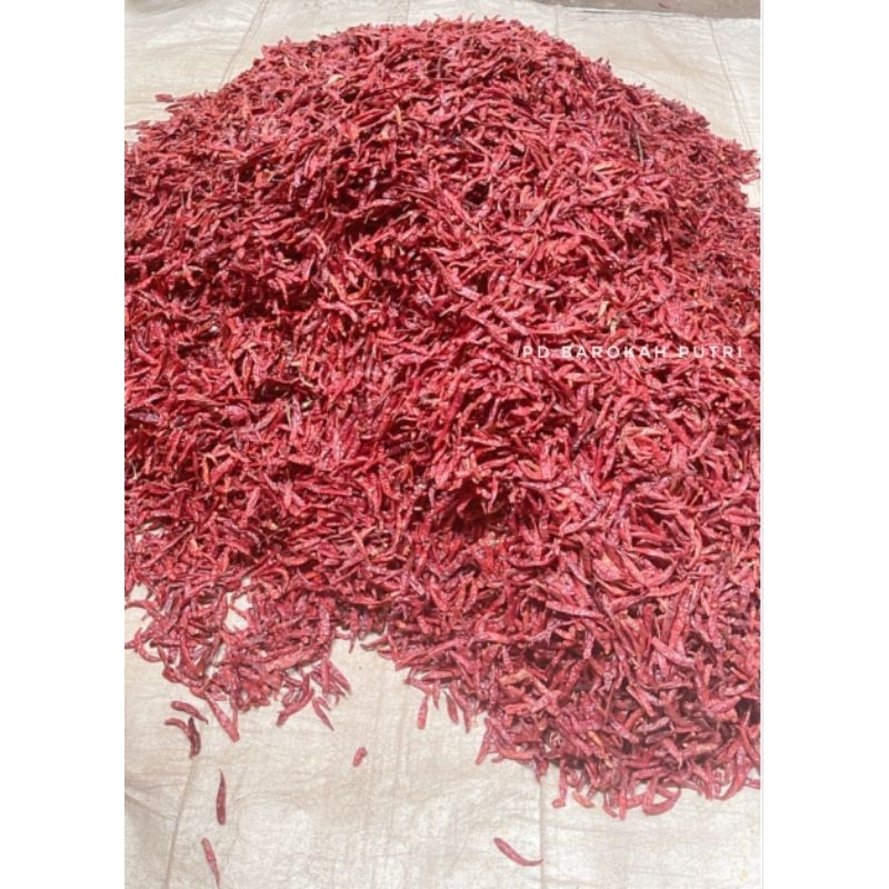 

Cabe teja /Jeplak/cengek kering full merah 1kg