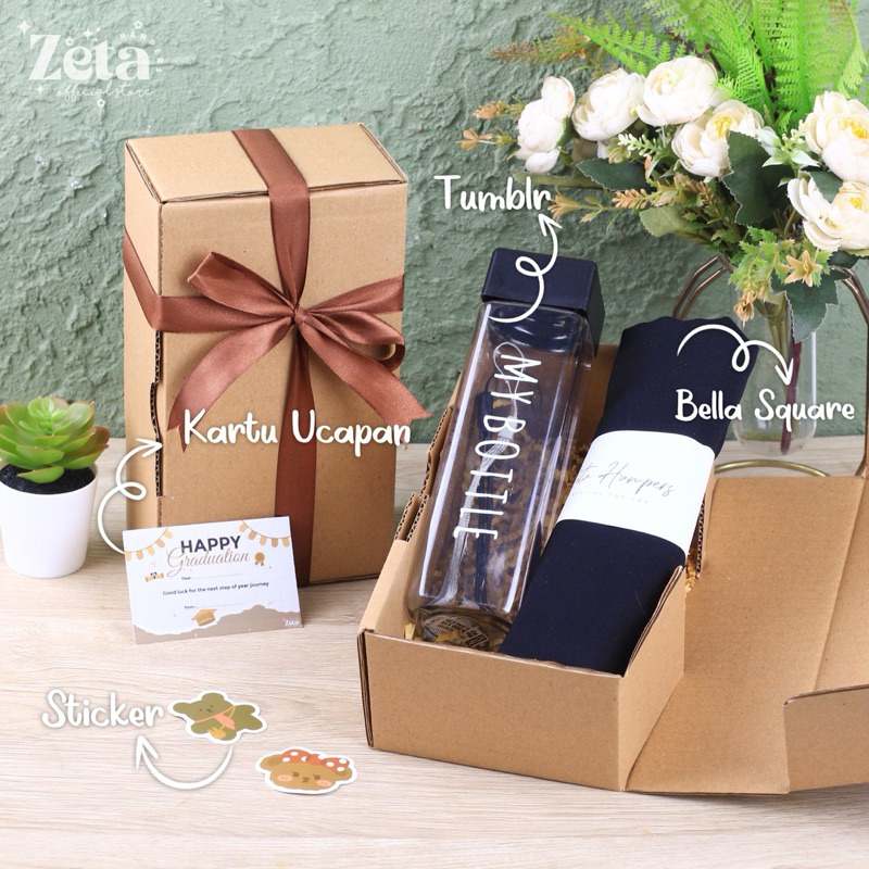 

(ZETA PAKET HAMPERS HIJAB TUMBLR) GIFT BOX UNIK CANTIK KADO ULANG TAHUN KADO WISUDA KADO GURU KADO IBU HADIAH LUCU