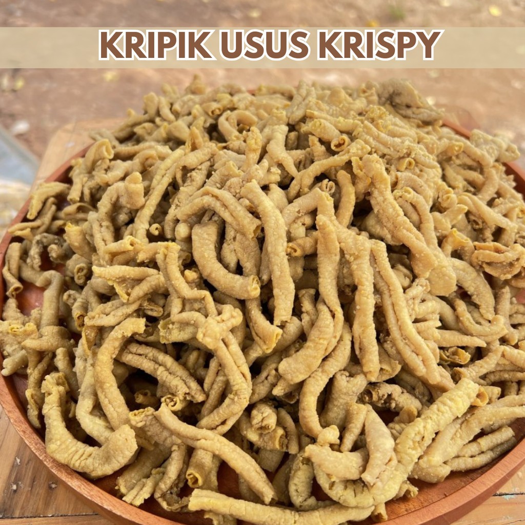 

Kripik Usus Ayam Super Original Murah Enak Gurih Renyah keripik Usus Kiloan Usus Crispy