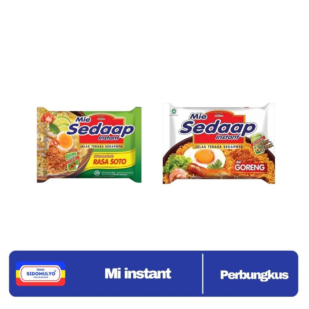 

Sedaap Mie 70 Gram Makanan Instan Mie