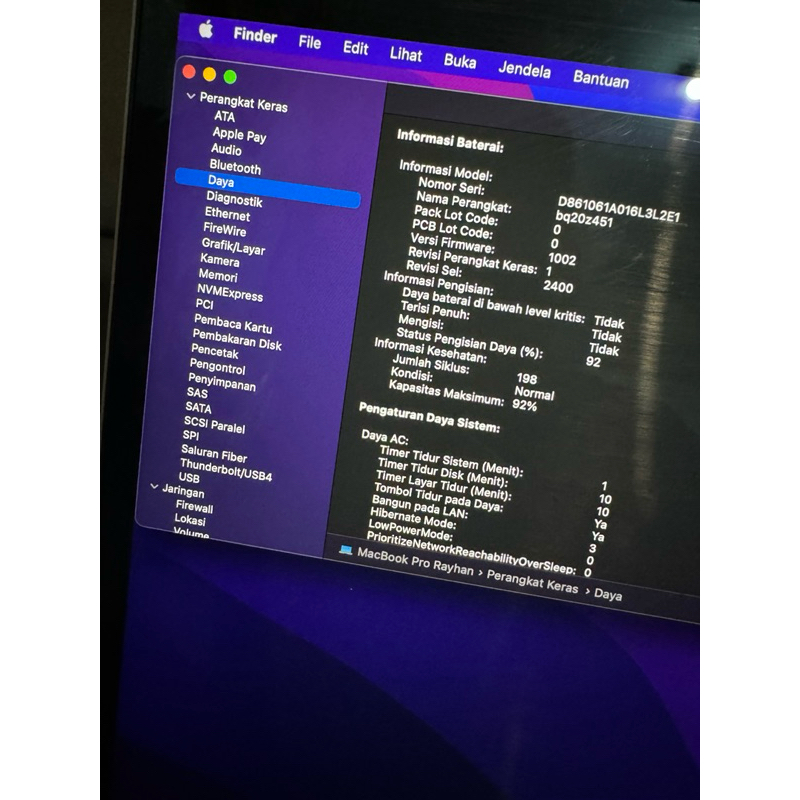 Macbook Pro M1 2020 8/256