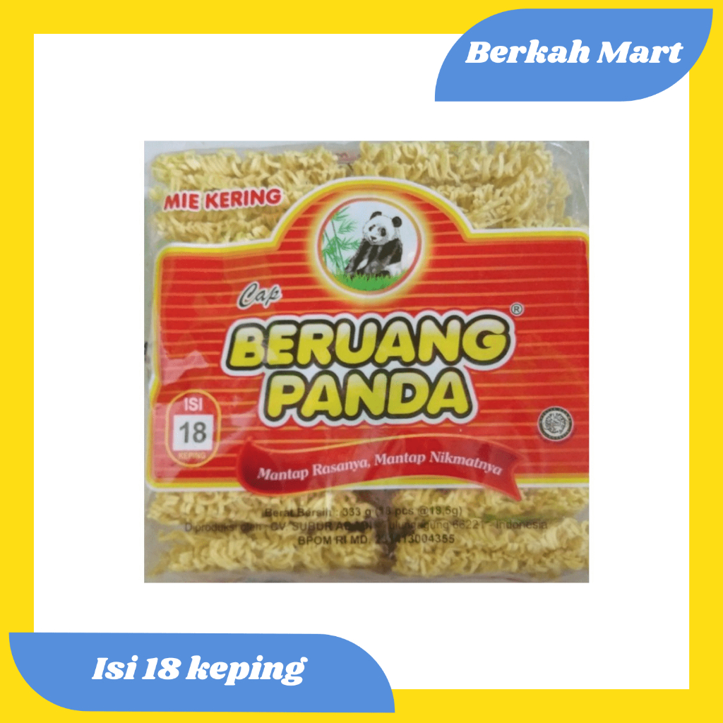 

MIE KERING CAP "BERUANG PANDA