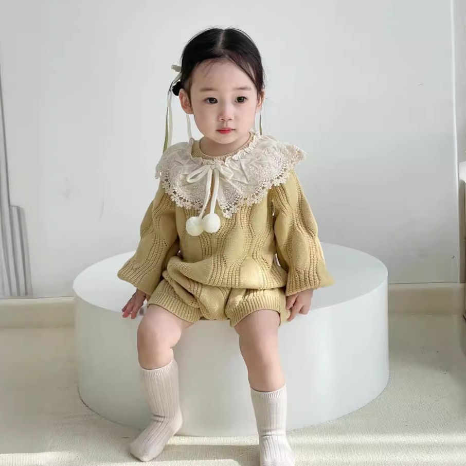 MINIONE - Jumper Ribbon Premium Import || Usia 1 - 3 tahun || Romper Rajut Knit Anak Perempuan