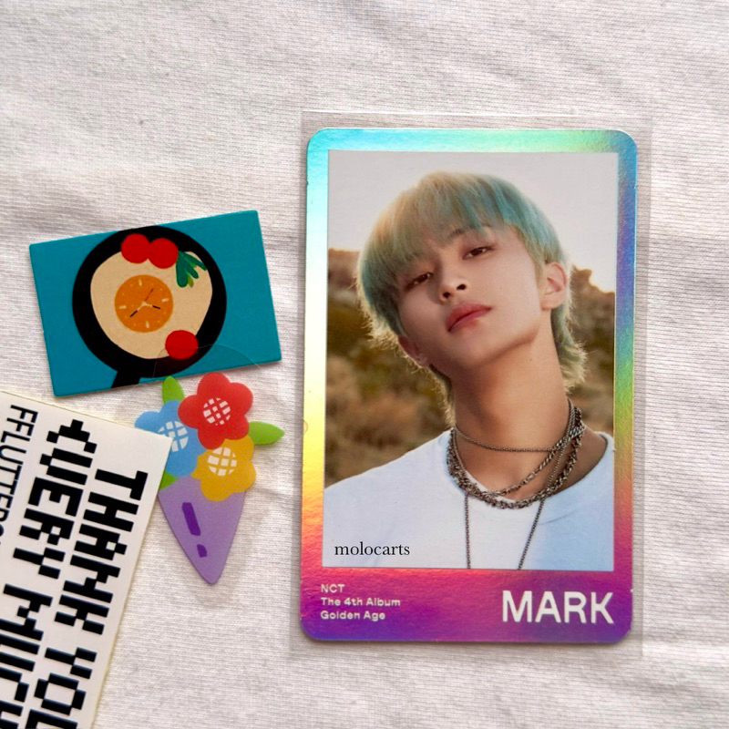 stc mark lee nct nation - official photocard special trading card stc tc nct golden age