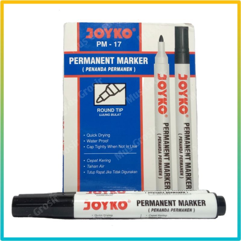

SPIDOL JOYKO HITAM PERMANENT MARKER PENANDA PERMANEN