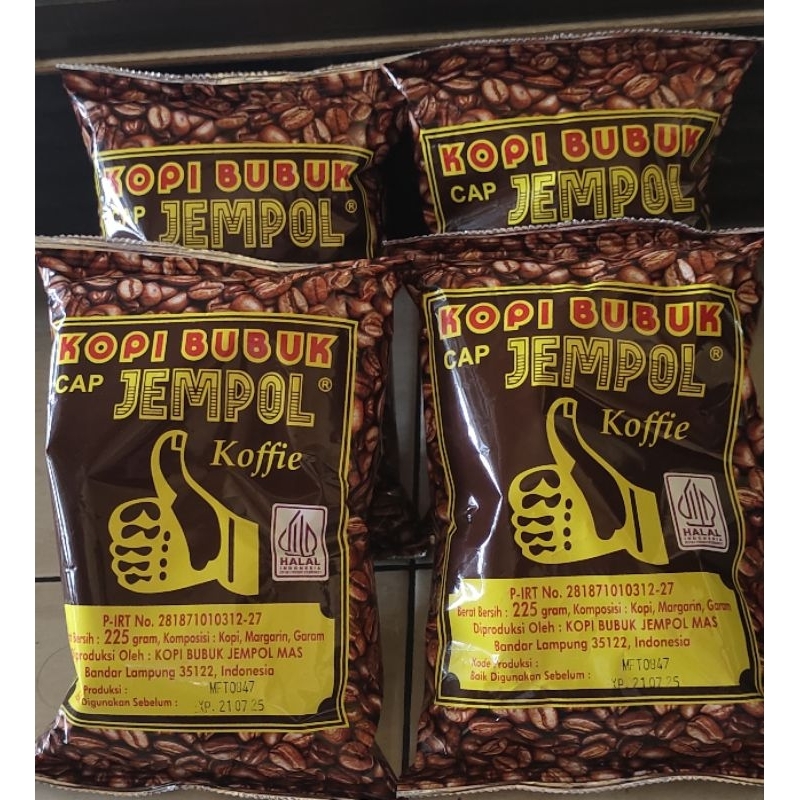 

kopi bubuk cap jempol koffie 1kg (isi 4bungkus)asli lampung