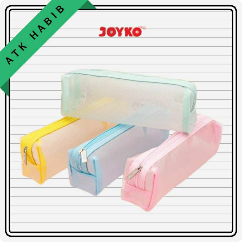 

Pencil Case Joyko PC-5020 Pastel Kotak Tempat Pensil Alat Tulis Resleting