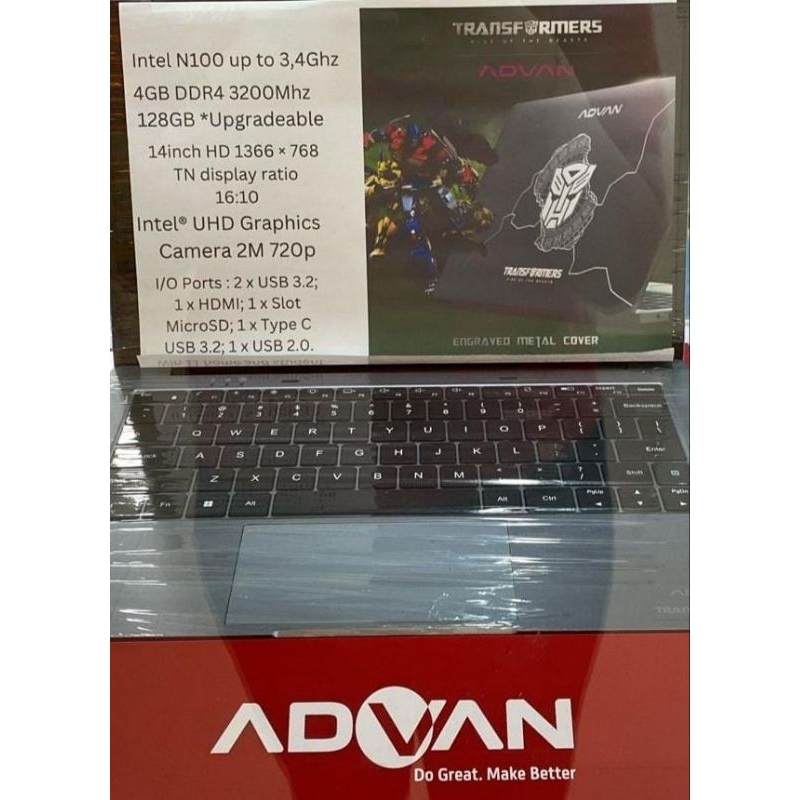 laptop advance Intel N100