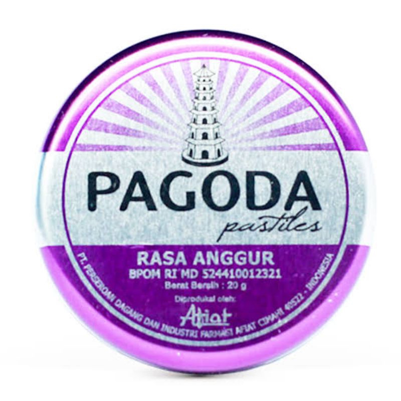 

Permen Pagoda Pastilles 20gr