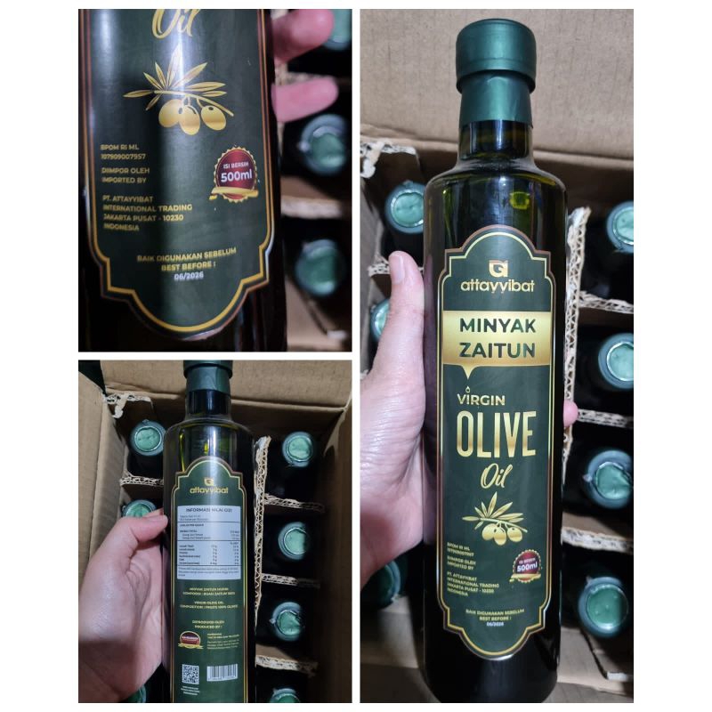 

Minyak Zaitun Extra Virgin Olive Oil 500ml Attayyibat