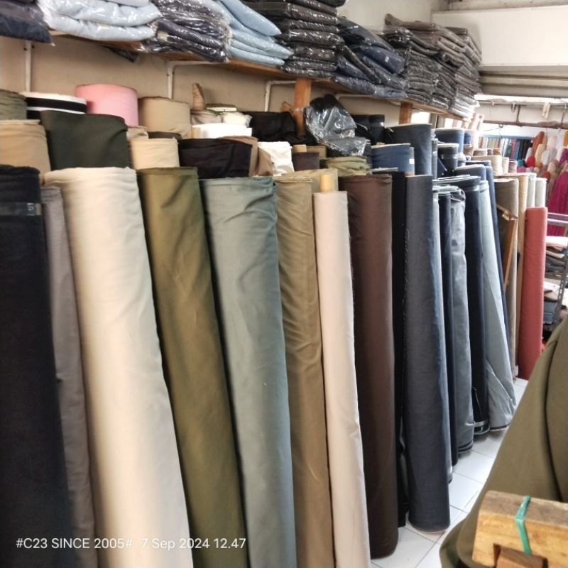 HARGA/1 CELANA /125 CM ~ KAIN CHINOS STRETCH ~ BAHAN CHINO STRETCH PREMIUM  BAHAN CHINOS ORI METERAN