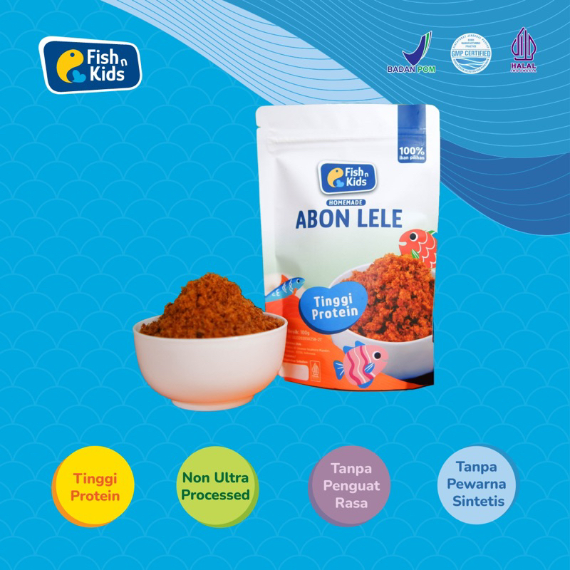 

Abon MPASI Lele Original Penambah Nafsu Makan Anak / BB Booster / Abon Bayi Non MSG Fish and Kids