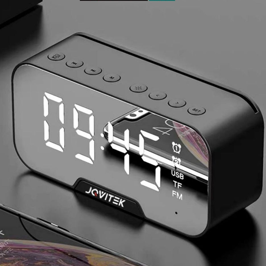 Speaker Bluetooth S10 V5.3 Jovitek Alarm LED Jam Digital + Speaker Display Ultra Speaker bass