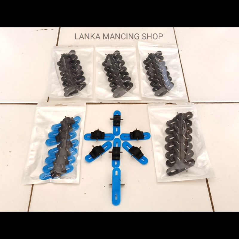 Karet holder joran timbang cabut pahul set 7