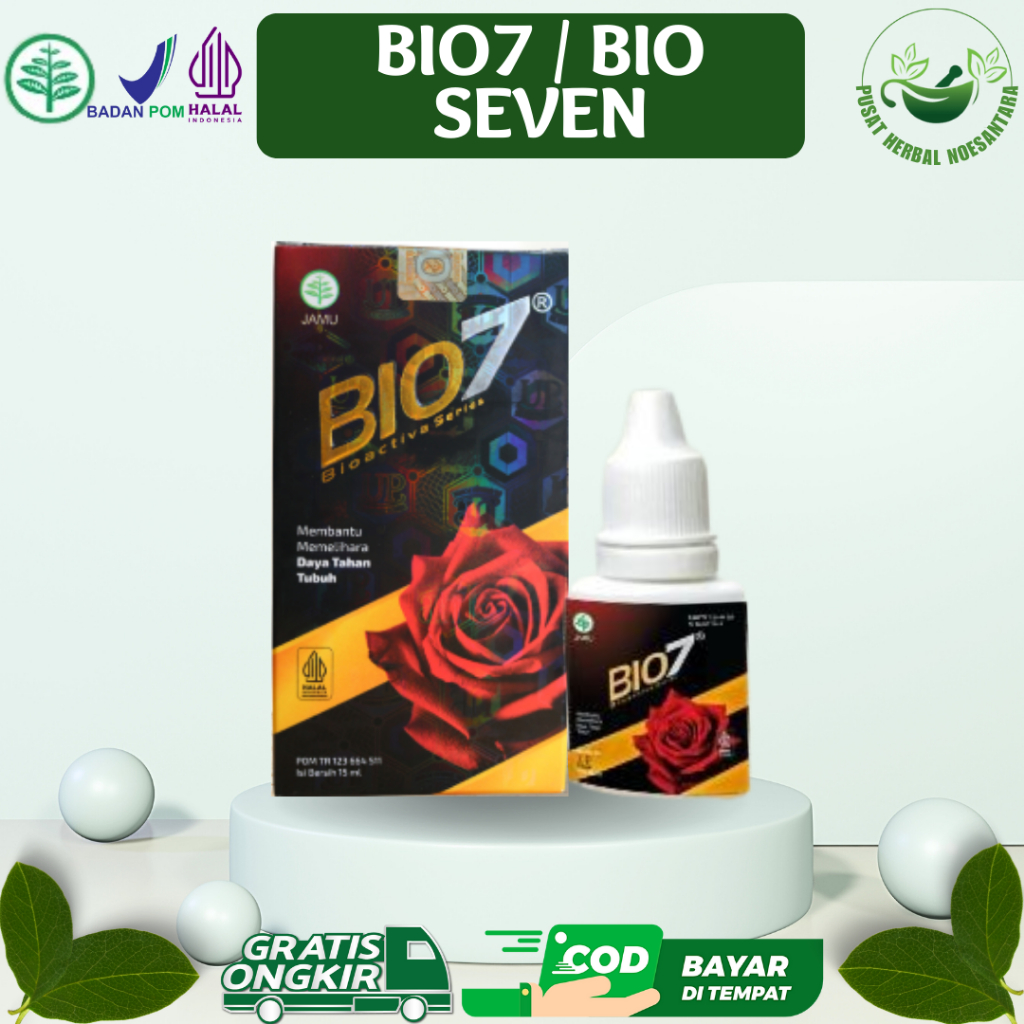 

PHN - JAMU TETES HERBAL BIO7 BIO SEVEN ANTIOKSIDAN MEMBANTU MENJAGA DAYA TAHAN TUBUH ORIGINAL