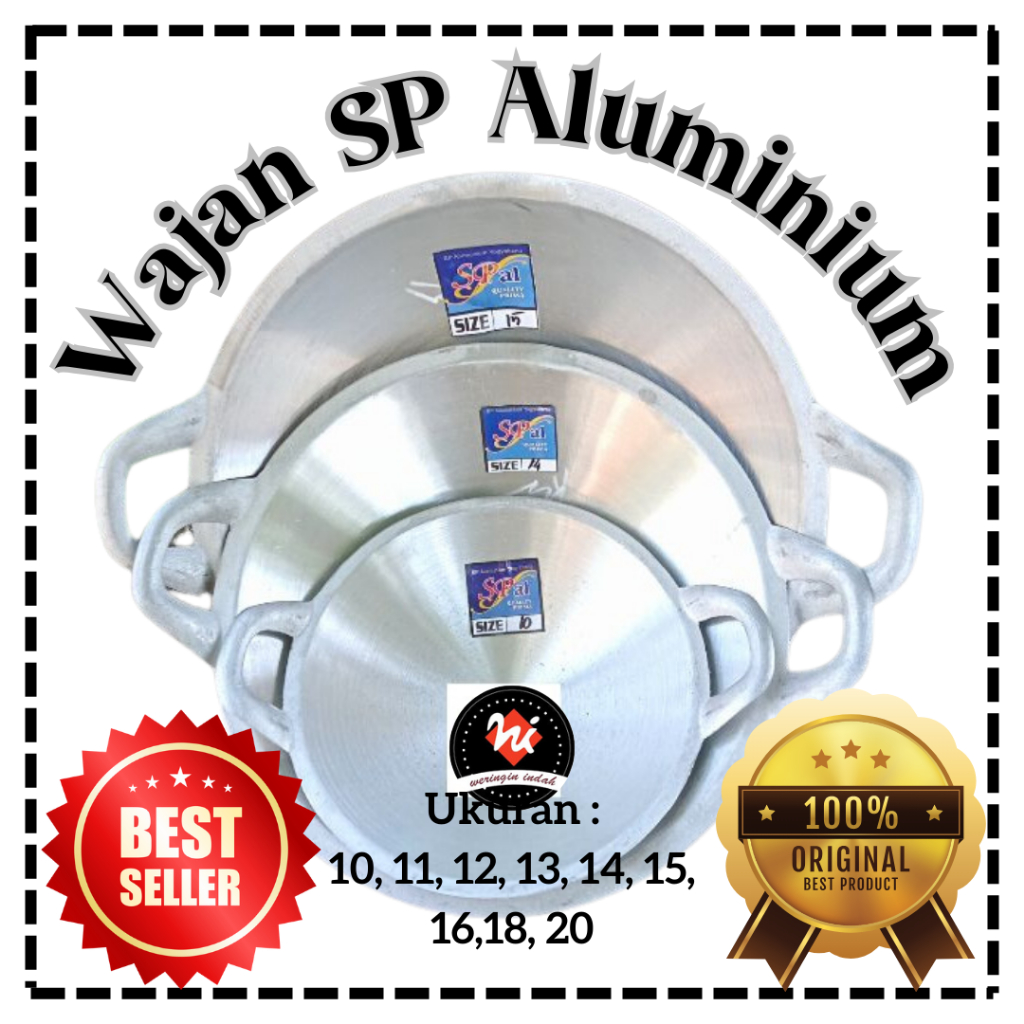 Weringin Indah - Wajan SP Al, Wajan SP Aluminium Super, Wajan Anti Lengket, Wajan Aluminium, Wajan P
