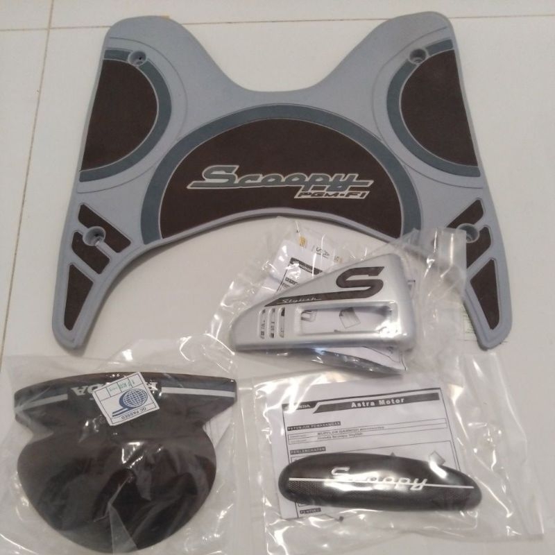 Tameng Knalpot scoopy set original honda ahm asli