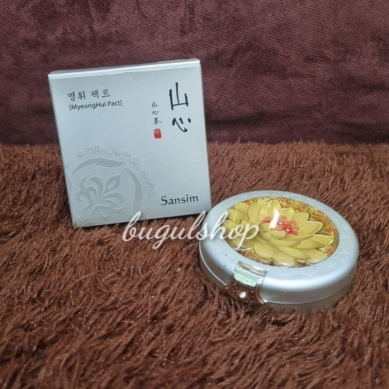 Bedak Tabur Jutanhak Sansim MyeongHui Pact / Powder Pact Korea (SPF35/PA++)