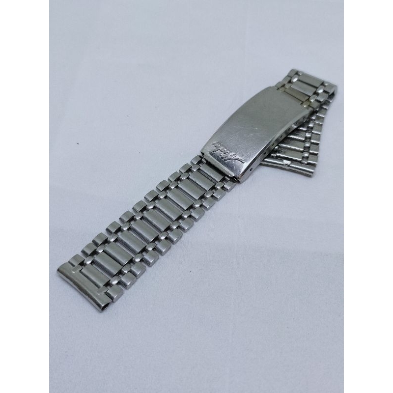 Mido swiss vintage watch bracelet 18mm original strap stainless rantai jam tangan antik mido command