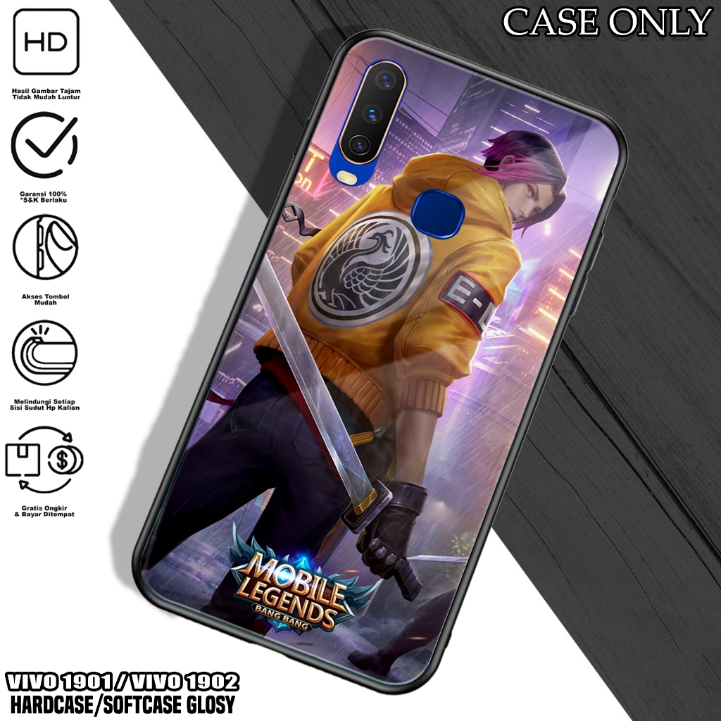 Case VIVO 1901 / 1902 - Casing VIVO 1901 / 1902 [ MLB ] Silikon VIVO 1901 / 1902 - Kesing Hp - Casin