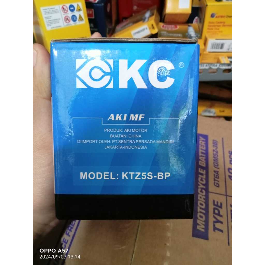 Aki Kering Motor Matic Honda Beat Vario Scoopy Spacy 110-125cc KTZ5S