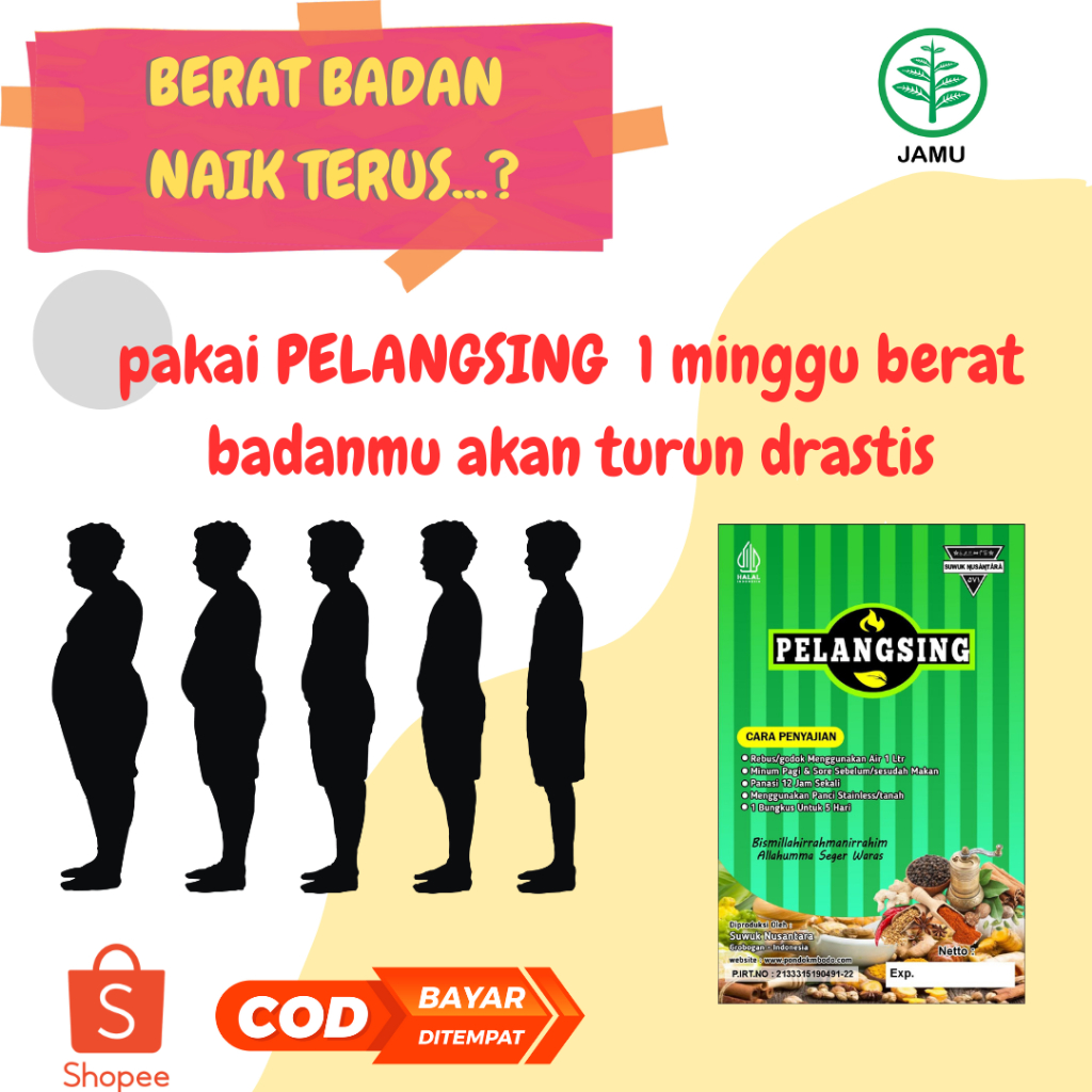 

jamu pelangsing | ampuh menurunkan berat badan