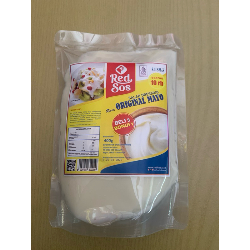

Mayonaise Original Red Sos 400 gram