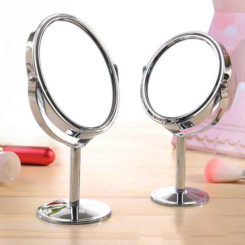 Kaca Cermin Makeup Meja Standing Mirror Cermin 2 Sisi Kaca Rias Make Up Putar / Cermin Meja / Kaca M