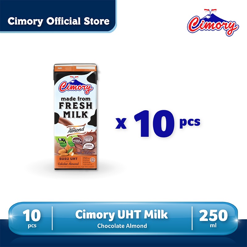 

Cimory Fresh Milk Chocolate Almond 10 Pcs