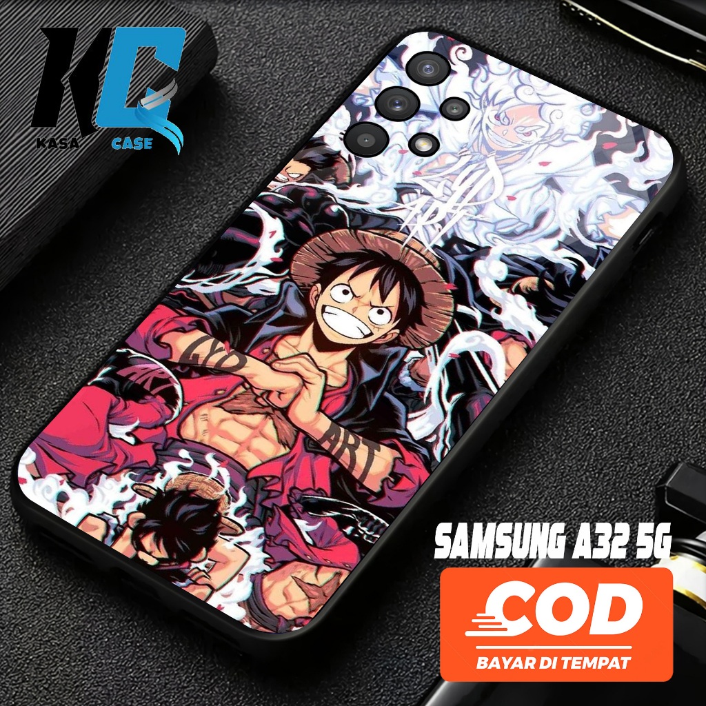 KASA CASE - Case SAMSUNG A32 5G Fashion kartun ONE PIECE mix Fashion Case Flwr Casing Hp Case Murah 