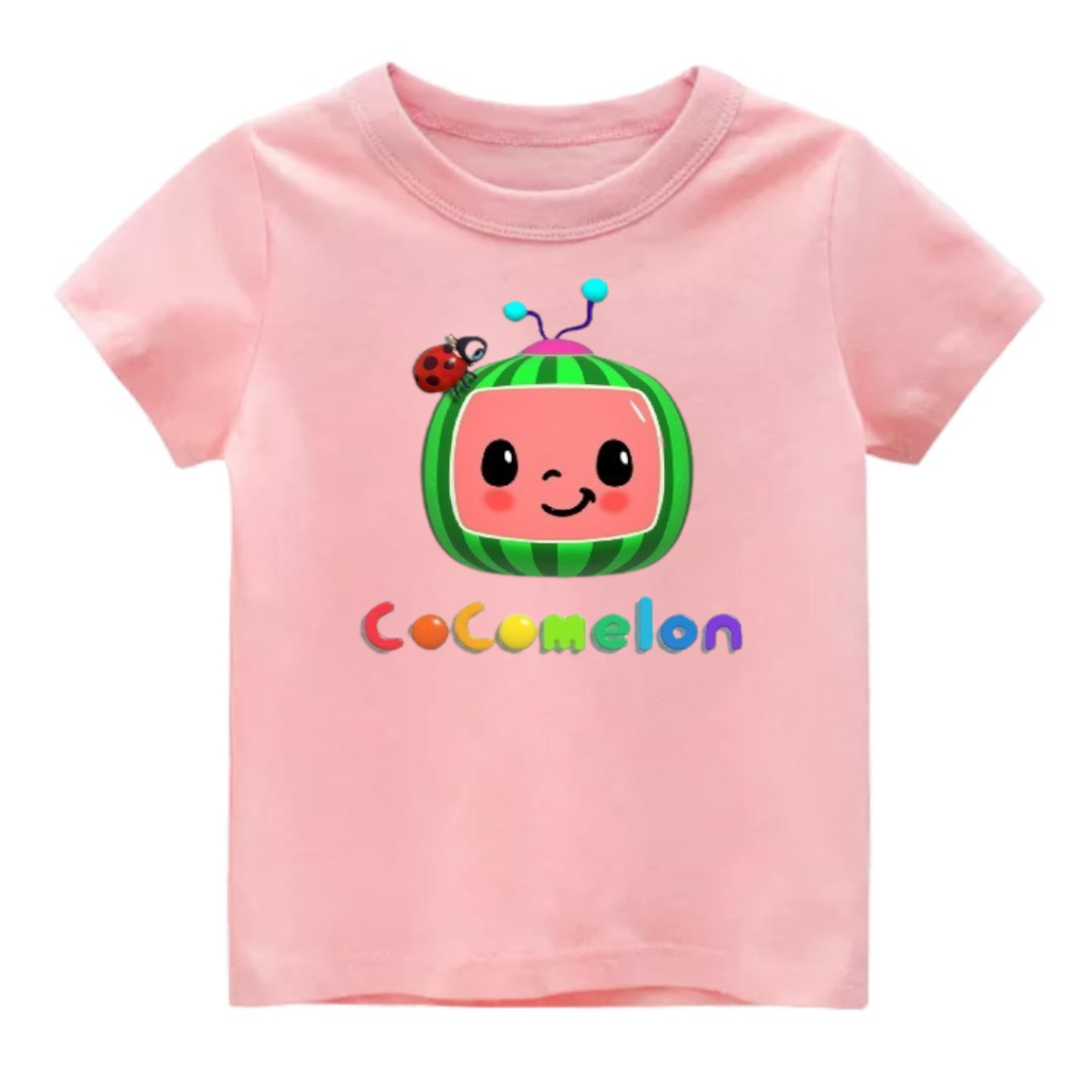 Baju Kaos Anak Laki Perempuan Cocomelon Umur 2-10