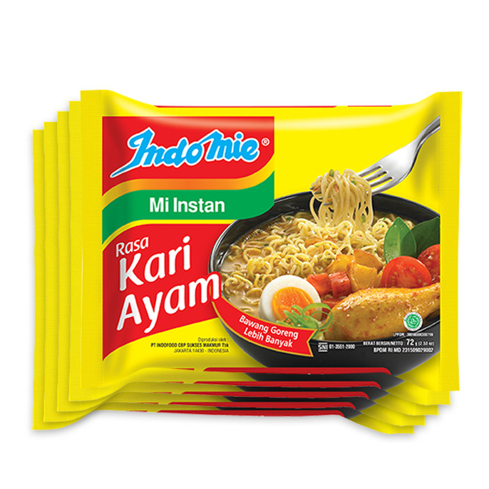 

4 Pcs - Indomie Kuah Kari Ayam