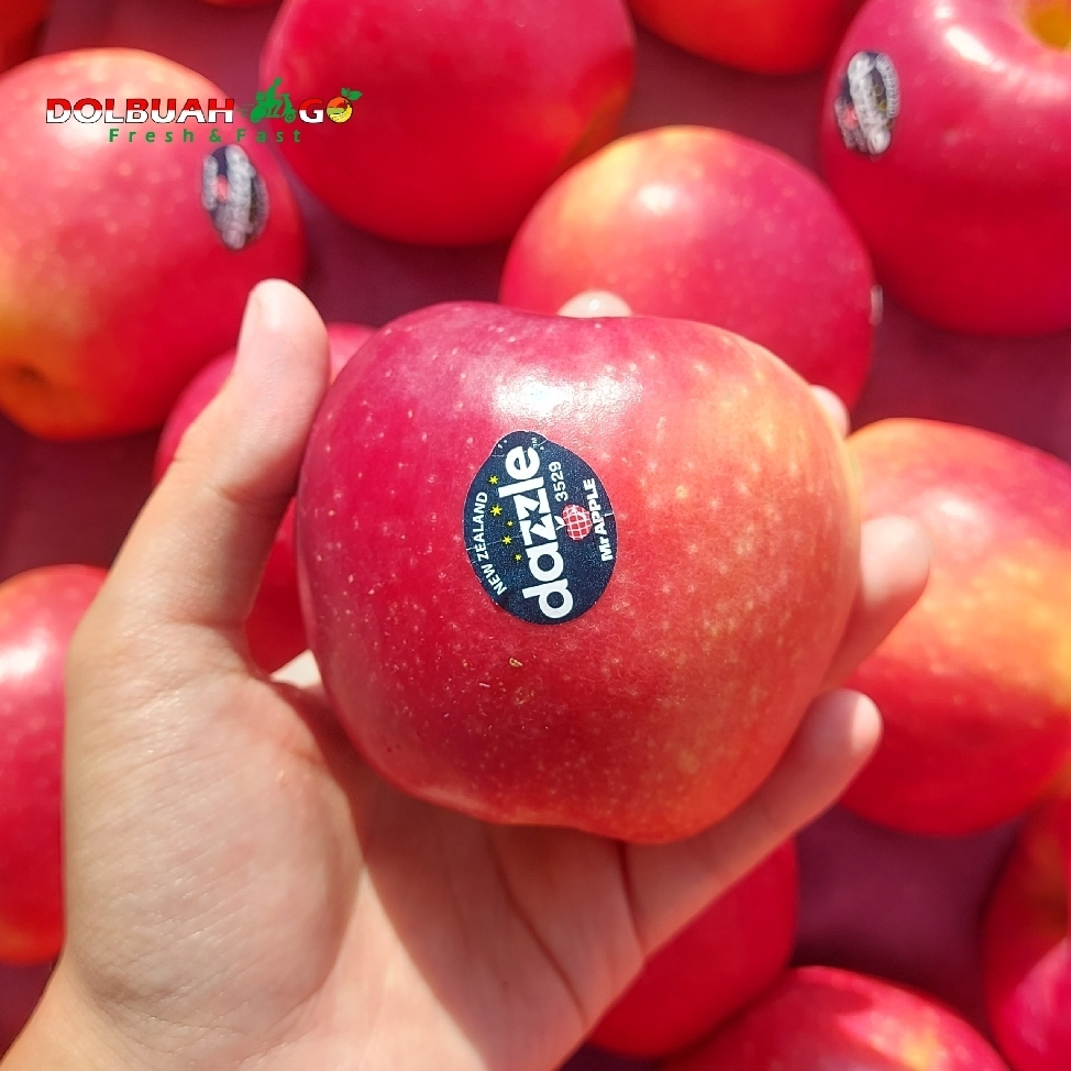 

Apel Merah Dazzle New Zealand Manis Crunchy Fresh Murah Berkualitas Premium Import - Dolbuahgo