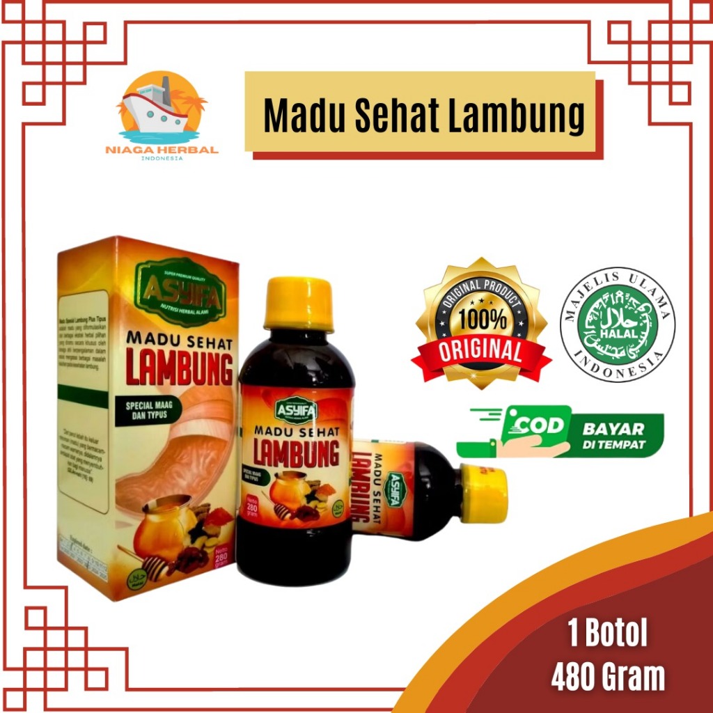 

Madu Lambung Asyifa Obat Maag Kronis Gerd Asam Lambung Original Herbal Asam Lambung Alami