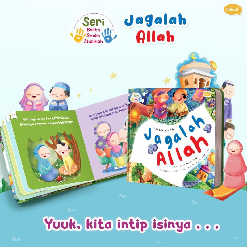 Boardbook Jagalah Allah by Ahlan | READY STOCK | Buku anak islam sunnah