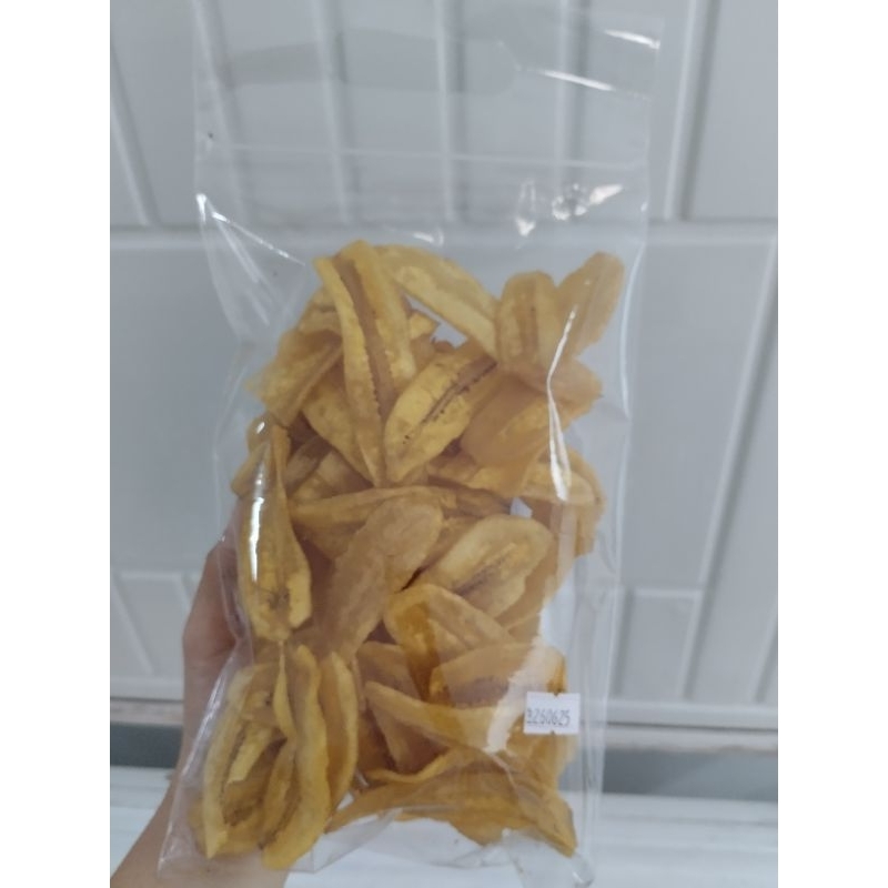

Cemilan keripik Pisang Kepok Uk Kira2 150gr
