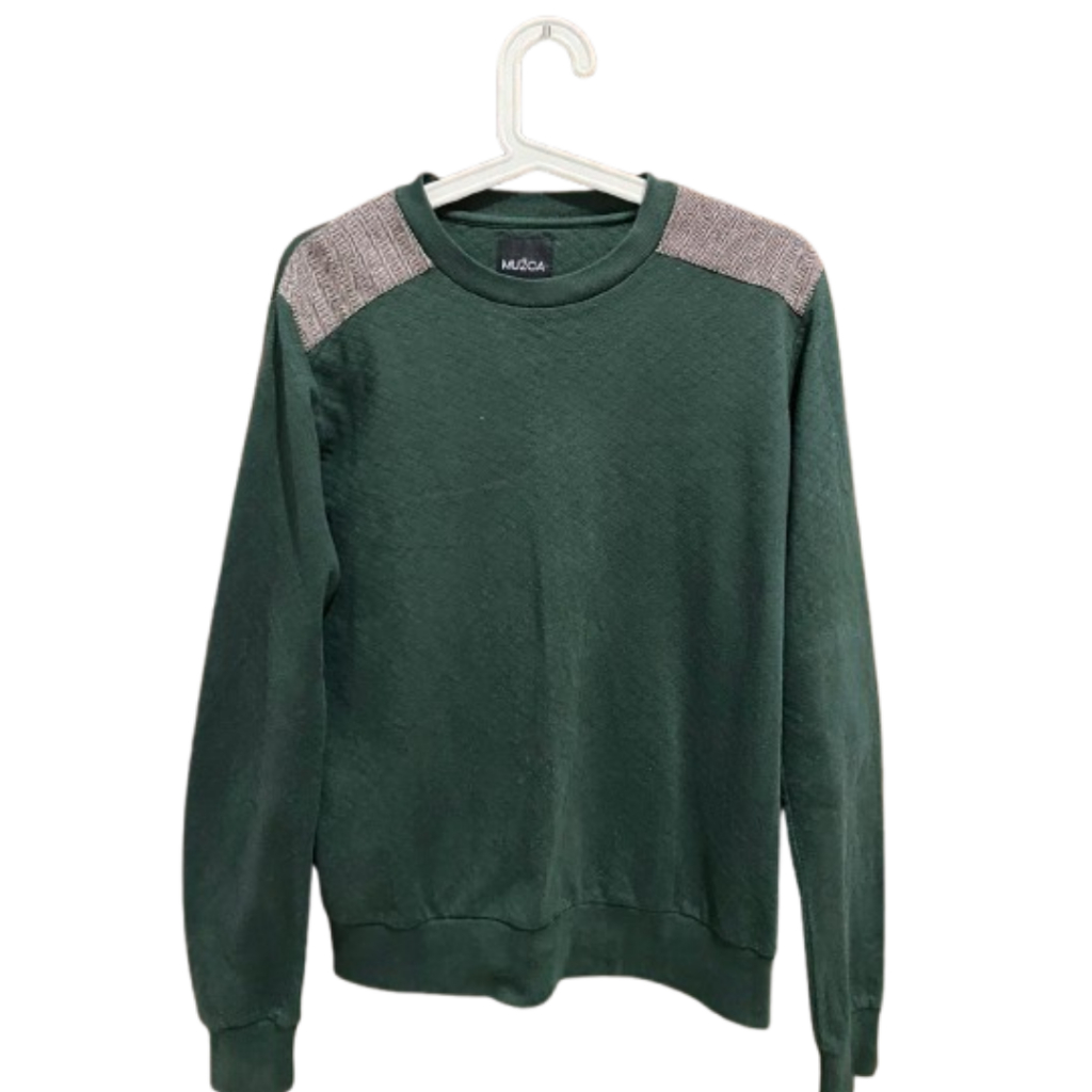 MUZCA - KAOS LENGAN PANJANG HIJAU