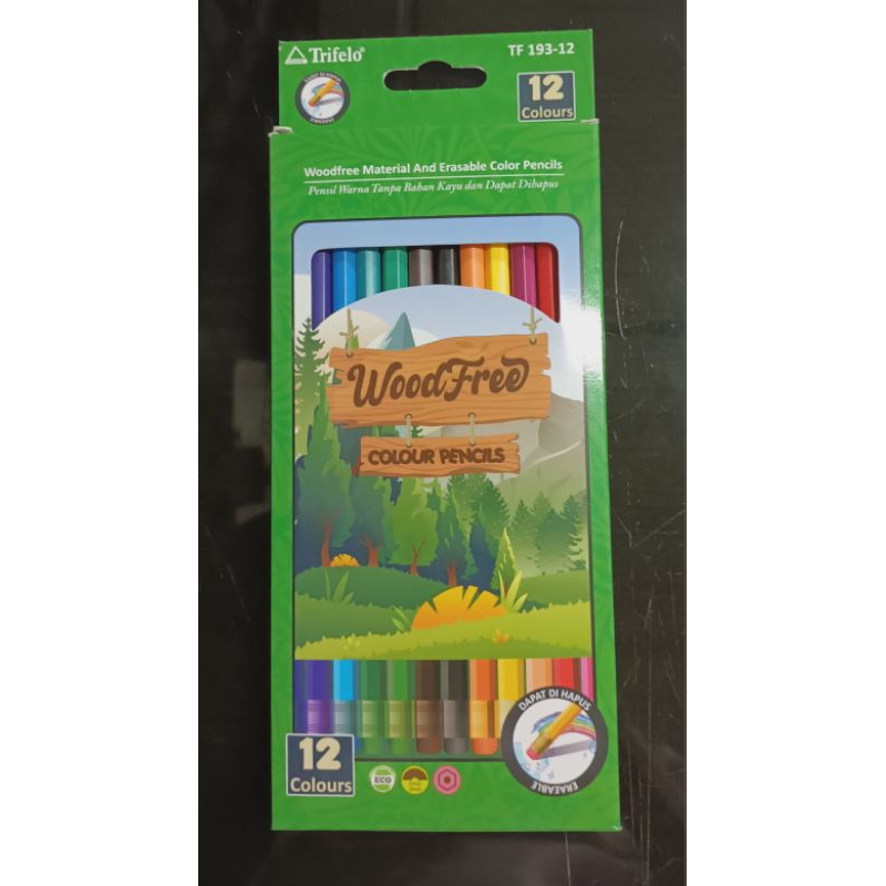 

PENCIL WARNA TANPA BAHAN KAYU& DAPAT DIHAPUS