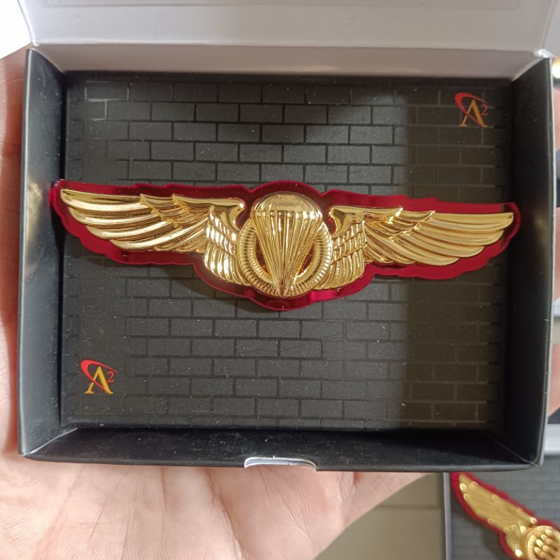 super exclusive brevet wing pin pdh para au dasar mika mirror