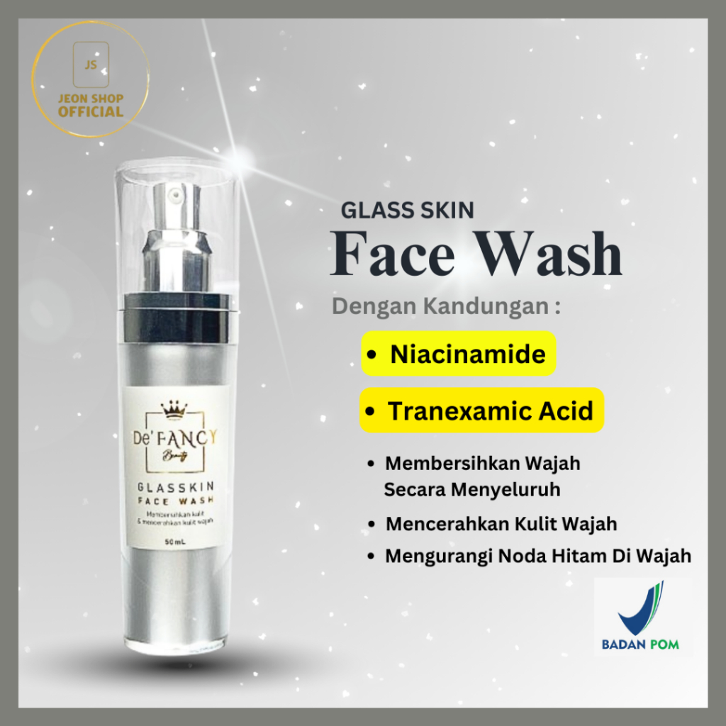 Defancy Glasskin Brightening Face Wash (50 ml) | Brigntening Face Wash | Face Wash