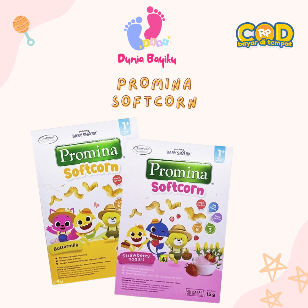 Promina Softcorn 15 g 1+ tahun Crunchies Puff