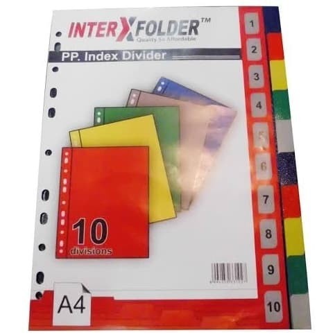 

Index Divider InterX A4 10Tab/Pembatas File Dokumen/Pembatas Buku