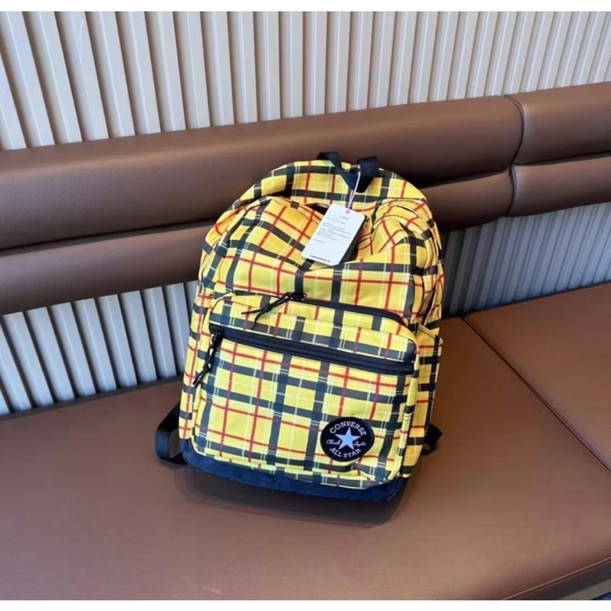 TAS RANSEL CONVERSE ALL STAR ORIGINAL TARTAN YELLOW