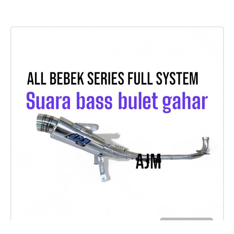 knalpot racing DOS Supra jupiter z Vega ZR grend Supra x125