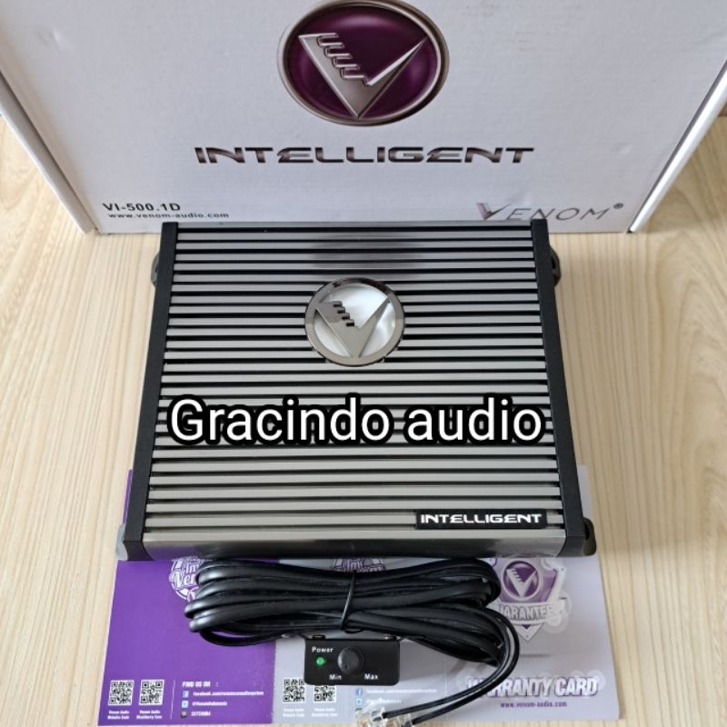 Power Monoblok Venom Intelligent VI 500.1D High Series Power Amplifier Monoblock Original Venom