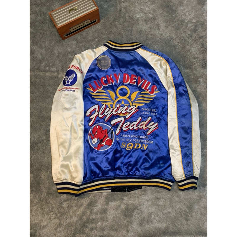 Tedman ted company flying teddy Sukajan US Air Force Jacket