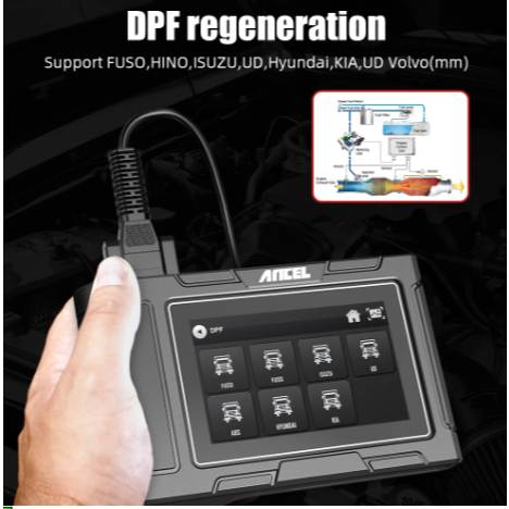 ANCEL HD3200 24V Heavy Duty Diesel Truck ASIA For Isuzu Hino Fuso Scanner All System Car Diagnostic 