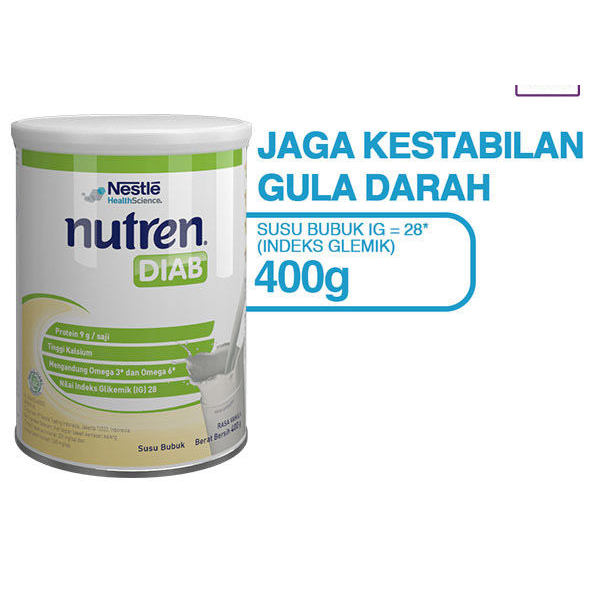 

Nutren DIAB Susu Diabetes Vanila 400gr Kaleng