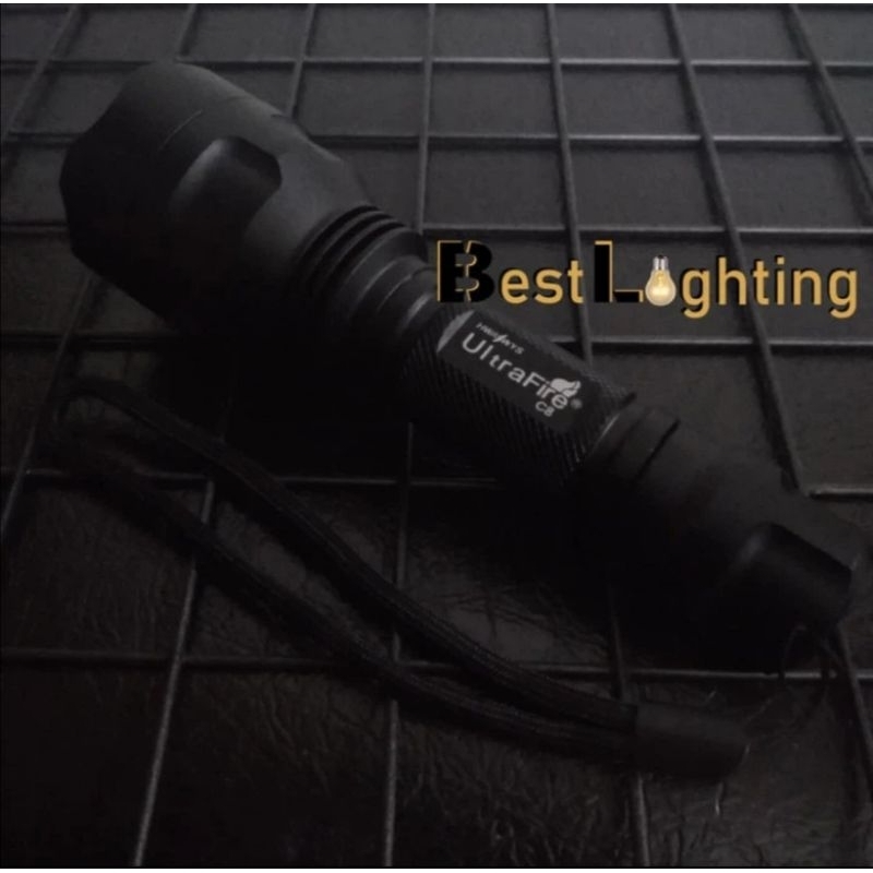 PAKET SENTER LED POLICE Q5 SWAT C8 CREE SINAR KUNING